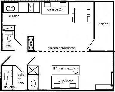 Résidence Le Belvedere - Divisible 4/5 Pers - Le Belvedere - 026be -plagne Villages Mae-5834 Appartement *