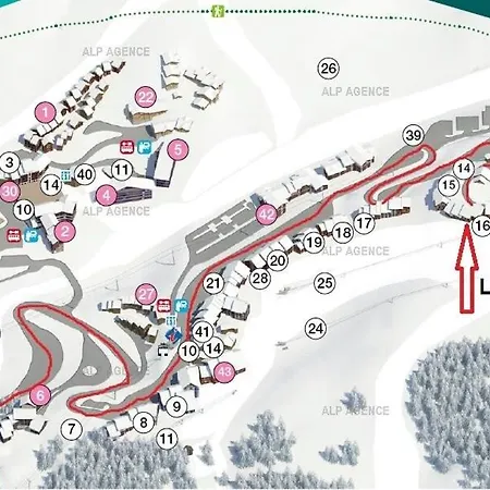 Résidence Le Belvedere - Divisible 4/5 Pers - Le Belvedere - 026be -plagne Villages Mae-5834 * La Plagne